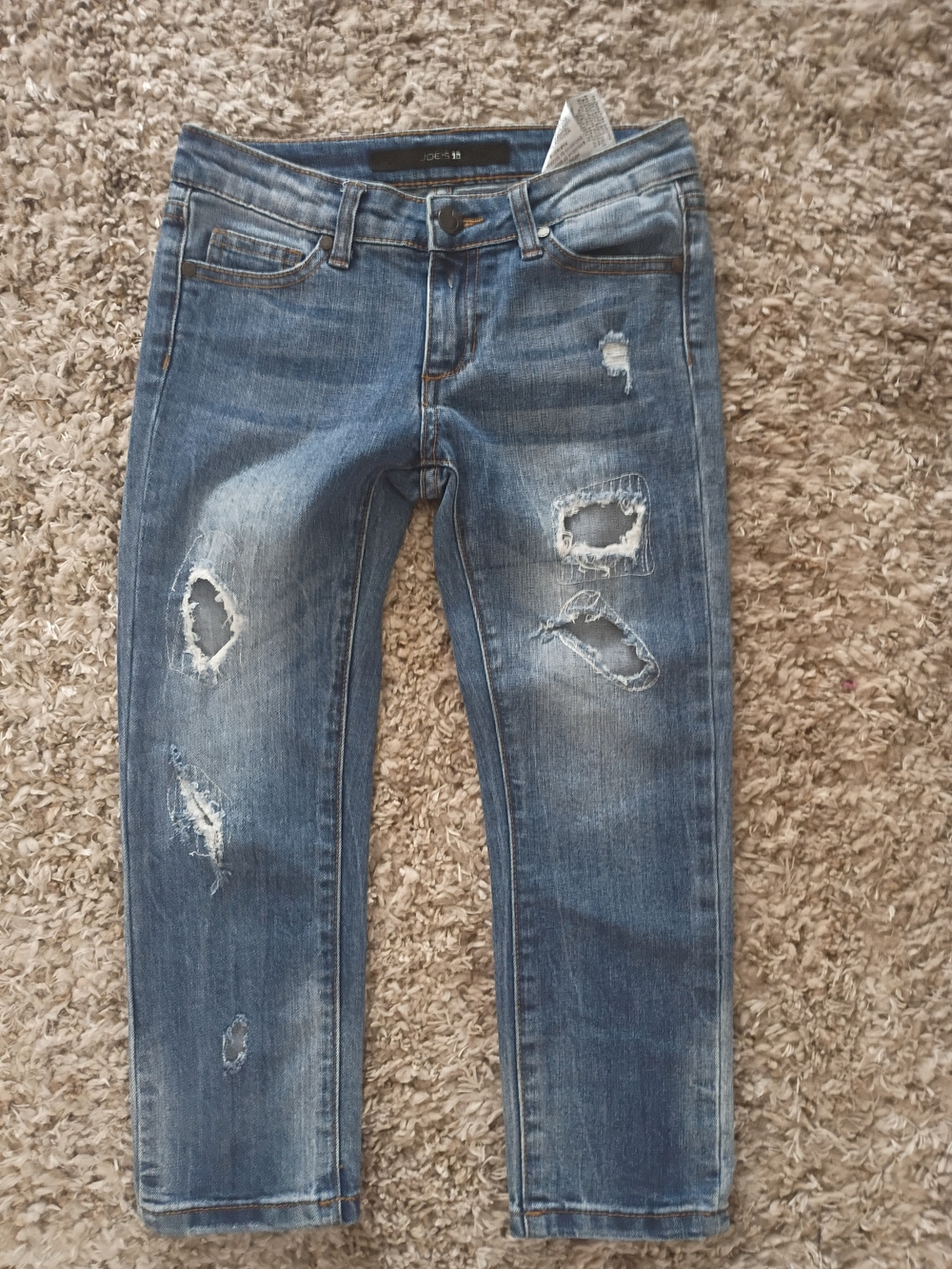 Joe's Jeans Distressed Blue Kids Skinny Jeans